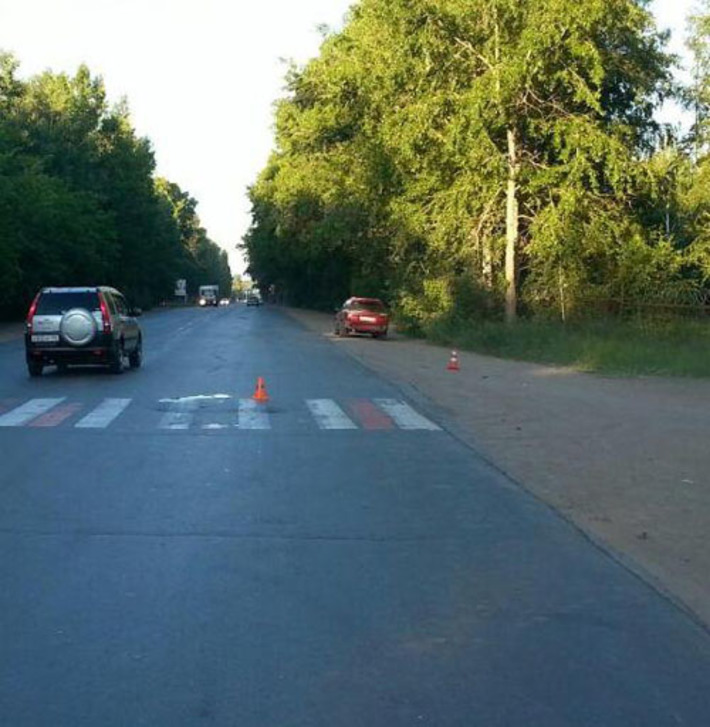 Фото с места ДТП предоставлены ГИБДД Новосибирска