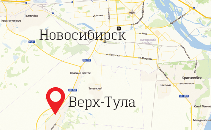 Карта верх тула