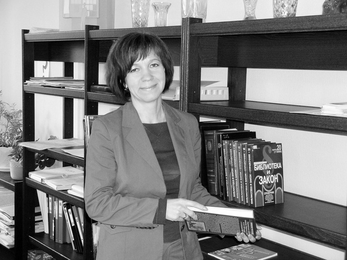 Директор библиотеки Светлана Тарасова.