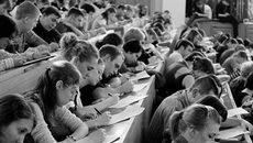 Тотальный диктант вызвал, можно сказать, тотальный интерес у новосибирцев.  Фото с сайта totaldict.ru