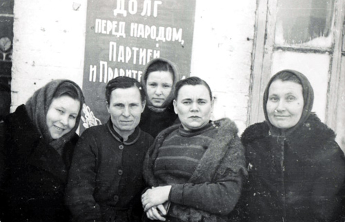 Женщины-паровозницы из Барабинского района.