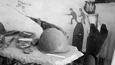 Экспонаты Великой Отечественной.