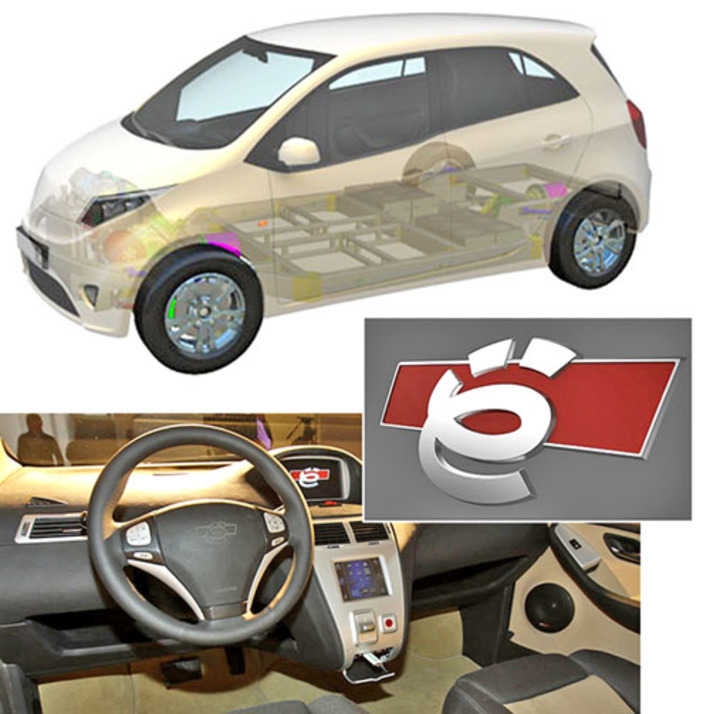 Максимальная скорость Ё-мобиля до 120 км/час, расход топлива — 3,5 литра на  100 км. Ё-мобиль обещает быть экономным. Фото «Компания «Городской автомобиль»