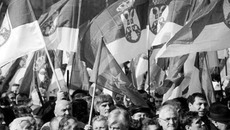 Демонстрация оппозиции в Белграде. Фото с www.sannews.com.ru
