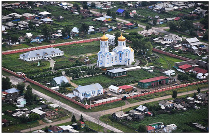 Колывань с высоты птичьего полёта. Автор снимка Степанов Слава,  gelio-nsk.livejournal.com