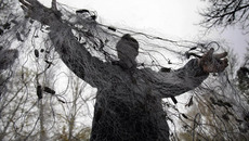 Всё озеро уставлено сетями. Фото с www.photosight.ru