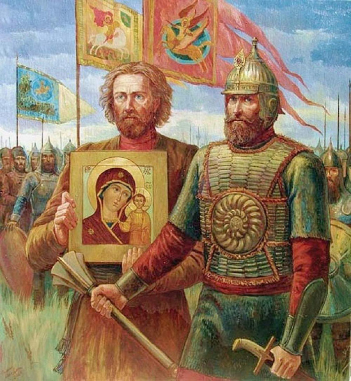 4 ноября — повод задуматься об истории, о стране, о себе. День народного единства уходит корнями  в глубь времён (работа художника Филиппа Москвитина)
