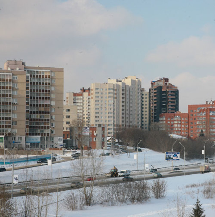 Новосибирск зимой. Фото Сергея Дятлова