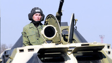 Репетиция парада. Фото Михаила ПЕРМИНА