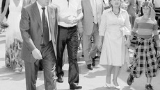 Руководители региона и города на дне рождения Новосибирска. Фото Павла КОМАРОВА