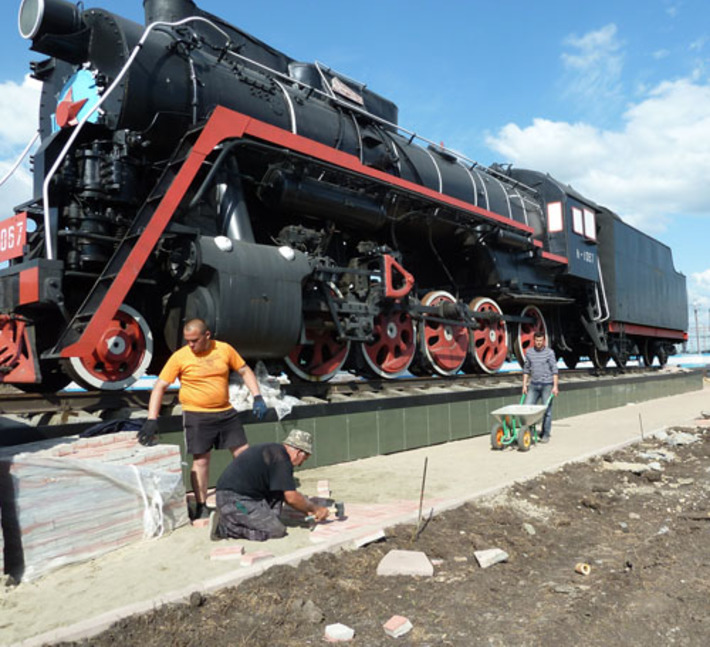 Символ истории Барабинска. Фото Зои ТЮРИНОЙ