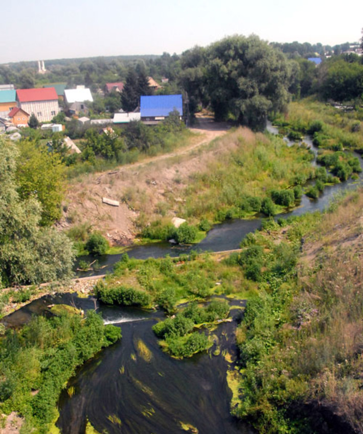 Река Тула в черте Новосибирска. Фото Михаила ПЕРМИНА