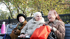 Быть счастливым  в преклонные годы. Фото Михаила ПЕРМИНА