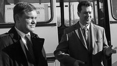 Министры регионального правительства Денис Вершинин и Виталий Голубенко и председатель бюджетного комитета Законодательного собрания Виктор Осин в Каргатском районе. Фото персс-слжбы Законодательного собрания НСО