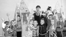 Елена Храпаль: «Как можно не любить этих непосед!» Фото Валерия ГАНИНА