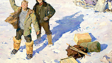 Профессия геолога считается одной  из «настоящих мужских». Олег ГАНДАЛОВ. «Геологи», 1963 г.