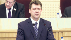 Развернутый доклад об областном бюджете  на 2014 год вниманию депутатов представил Виталий Голубенко. Фото Аркадия УВАРОВА