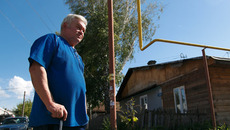 Пуск газа — настоящая «революция» в сельской жизни. Фото Аркадия УВАРОВА