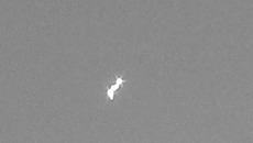 НЛО в сибирском небе.  Фото очевидца Игоря Алексеенко. Новосибирск, Дзержинский район