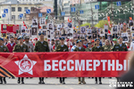 «Катюша» плыла над шествием «Бессмертного полка» несколько раз, а его строй исчислялся 150 тысячами. Фото: Андрей Заржецкий