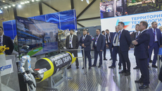 Локация «Газпром трансгаз Томск» на экспозиции «Газпром — территория технологического лидерства». Фото предоставлено компанией «Газпром трансгаз Томск»