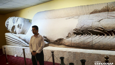 «Будда в нирване» занимает фактически весь зал музея и привлекает больше всего внимания. Фото: Светлана Фролова