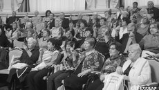 Красные карточки — мандаты делегатов отчетно-выборной конференции. Ветераны единогласно избрали председателем областного совета Владимира Панарина. Фото: Андрей Заржецкий