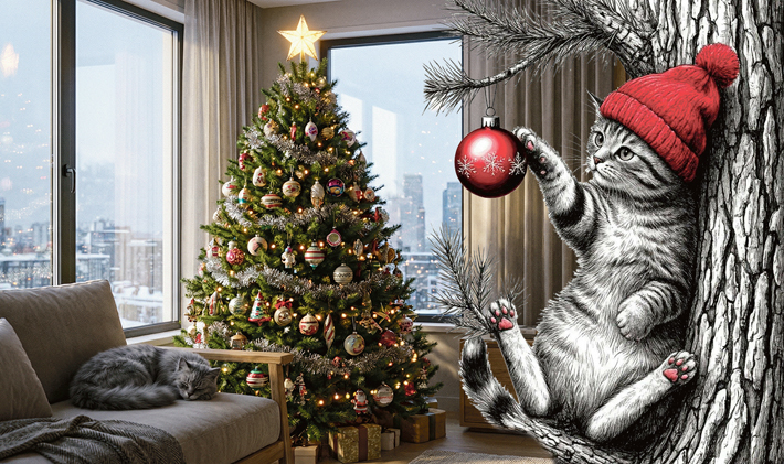 Новогодняя елка — ­главное украшение праздника. Но и после того как долгие каникулы завершатся, она может принести пользу. Изображение сгенерировано нейросетью gemini-3-pro-image-preview-2k