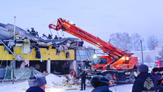 Аварийно-спасательная операция заняла пять часов, было привлечено более 350 человек и 74 единицы техники, в том числе дроны. Фото: пресс-служба ГУ МЧС России по Новосибирской области