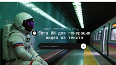 Скриншот сайта https://chadgpt.ru/sora