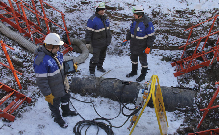 Испытания прошли в условиях реальных огневых работ на газопроводе. Фото предоставлено пресслужбой ООО «Газпром трансгаз Томск»